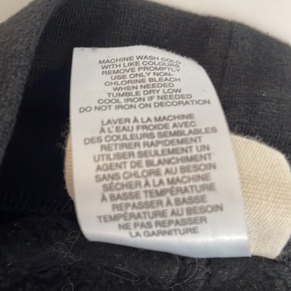 S Champion Sweatpants Black with Red/White/Black Logo - Picture 3 of 9